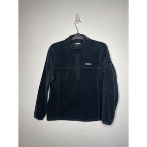 Columbia Sweater Womens Size XL Grey 1/2 Snap Fleece